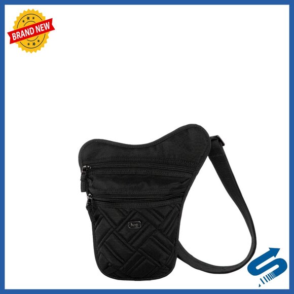 Convertible Crossbody Sling Bag with Adjustable Strap and Zipper Compartments